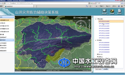 宇圖山洪災害監測預警系統
