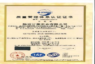 ISO9001質量認證